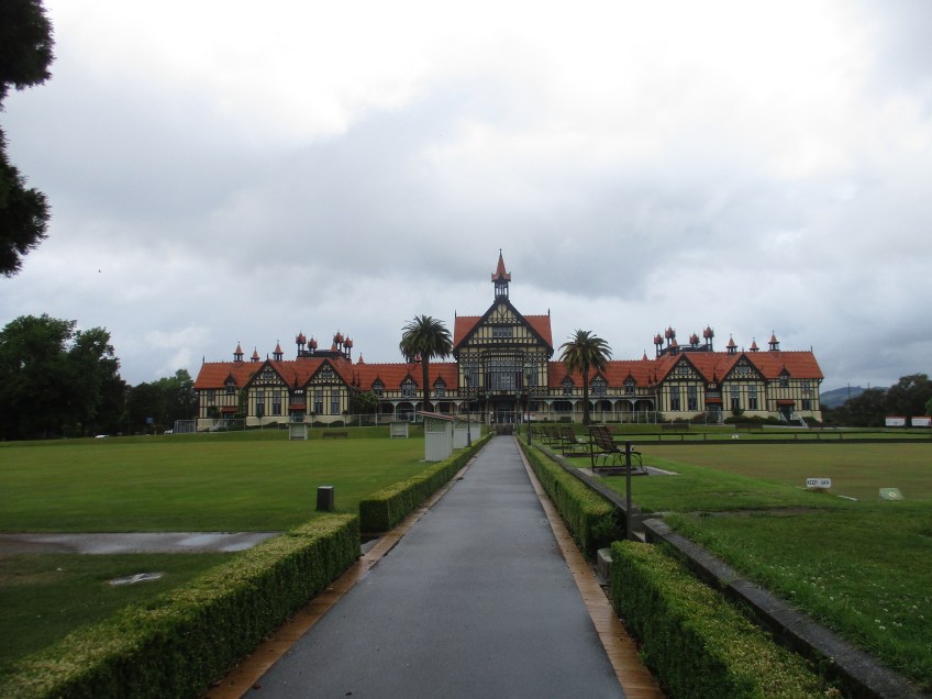The Rotorua Museum, closed for earthquake renovations