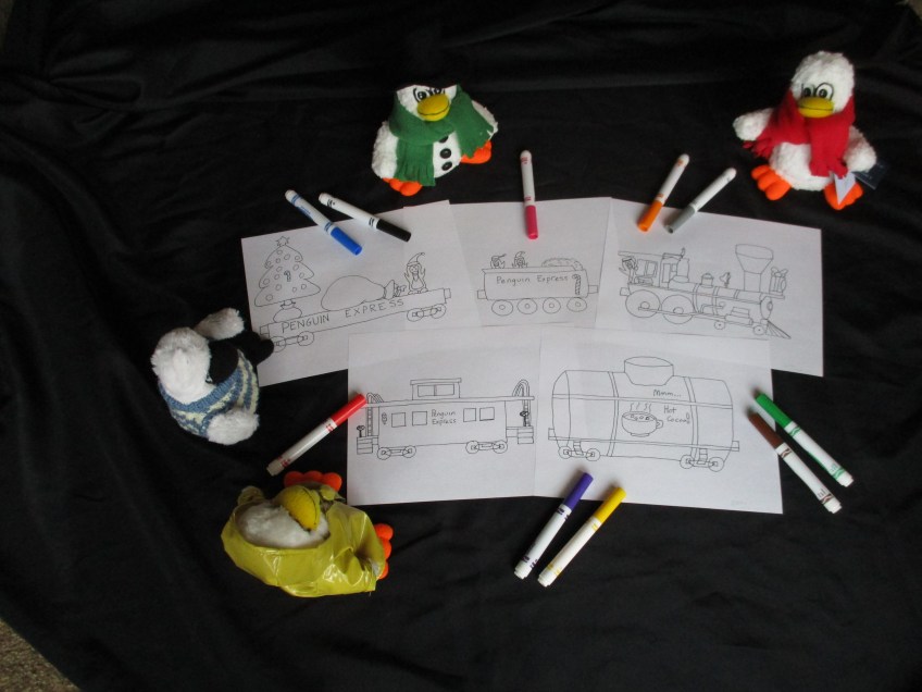 The Treasure Hunte at the Fussy Duck will result in a download code for the Penguin Express