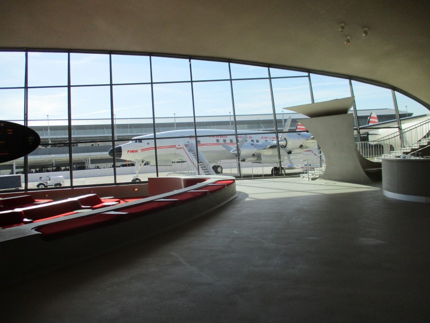 Plane outside the TWA Hotel