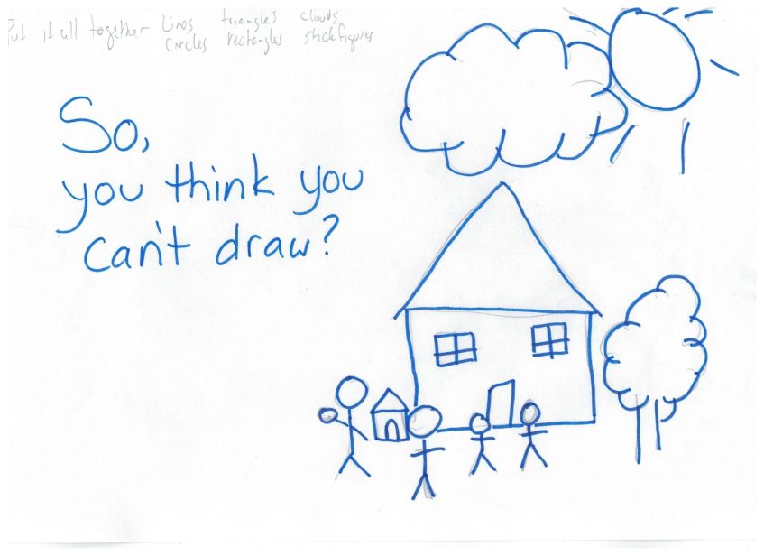 So you think you cant draw title page