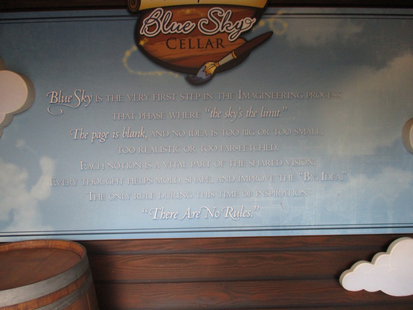 Blue Sky Cellar Disney California Adventure