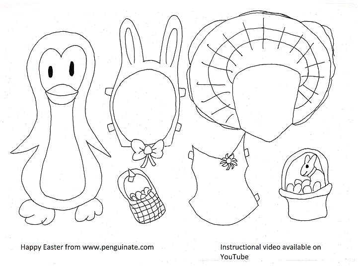Penguin paper doll low res
