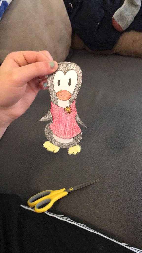 Penguin Paper Doll