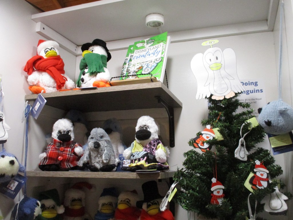 Penguins and Christmas tree
