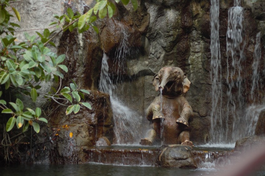 Bertha in the Elephant Bathing Pool