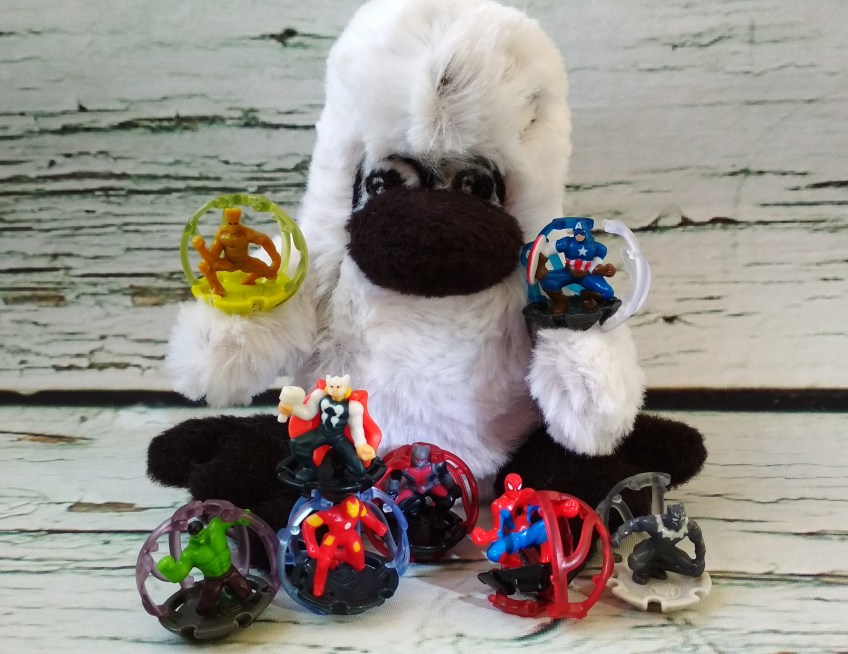 Patch Penguin and Kinder Egg Avengers Toys